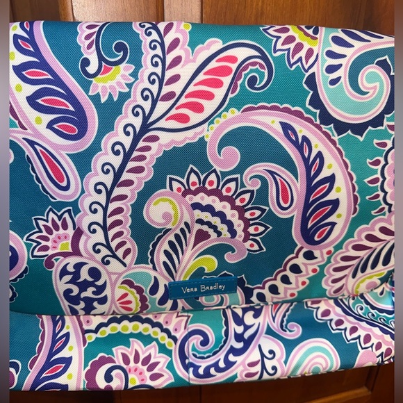 Vera Bradley Waikiki Paisley Print Laptop Messenger Bag - Picture 2 of 9